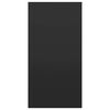 vidaXL TV Cabinets 2 pcs Black 30.5x30x60 cm Engineered Wood