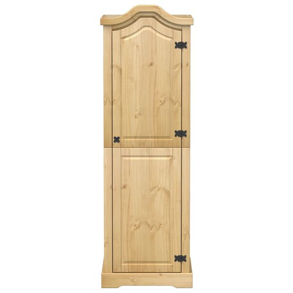 vidaXL Wardrobe Corona 55x52x170 cm Solid Wood Pine