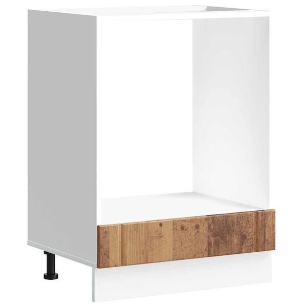 vidaXL Oven Cabinet Lucca Old Wood Engineered Wood