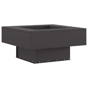 vidaXL Fire Pit Black 60 x 60 x 30 cm Steel