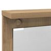 vidaXL Wall-Mounted Coat Rack with Shelf Artisan oak 84 x 10 x 80 cm