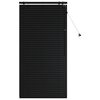 vidaXL Venetian Blind Black 70 x 160 cm 35 mm Solid Paulownia Wood