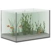 vidaXL Aquarium with Storage Transparent 30 x 20 x 20 cm Glass