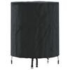 vidaXL Table Cover Plain Black 62 x 62 x 70 cm Fabric