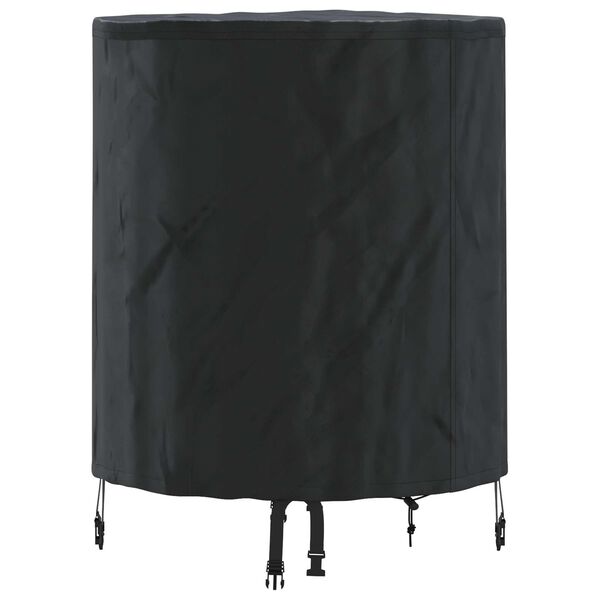 vidaXL Table Cover Plain Black 62 x 62 x 70 cm Fabric