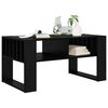 vidaXL Coffee Table Black Oak 92 x 49.5 x 45 cm Engineered Wood