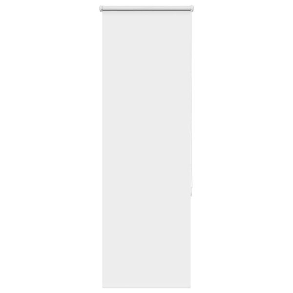 vidaXL Roller Blind Blackout White 45x130 cm Fabric Width 40.7 cm Polyester