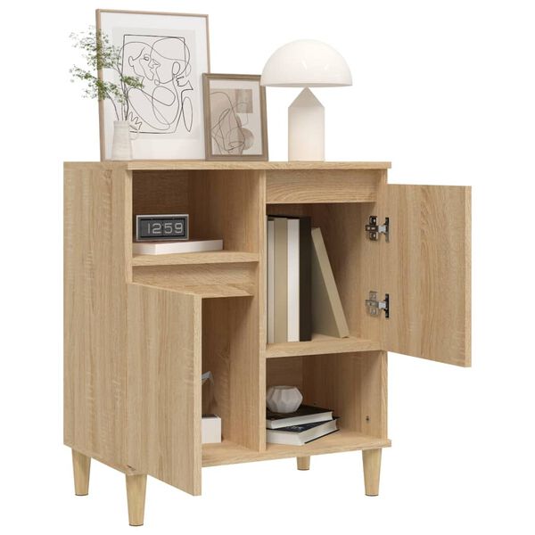 vidaXL Sideboard Sonoma Oak 60x35x70 cm Engineered Wood