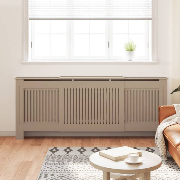 vidaXL MDF Radiator Cover 205 cm