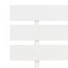 vidaXL Bed Frame without Mattress White Solid Pine Wood 120x200 cm