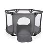 Baninni Baby Playpen Circo Round Dark Grey