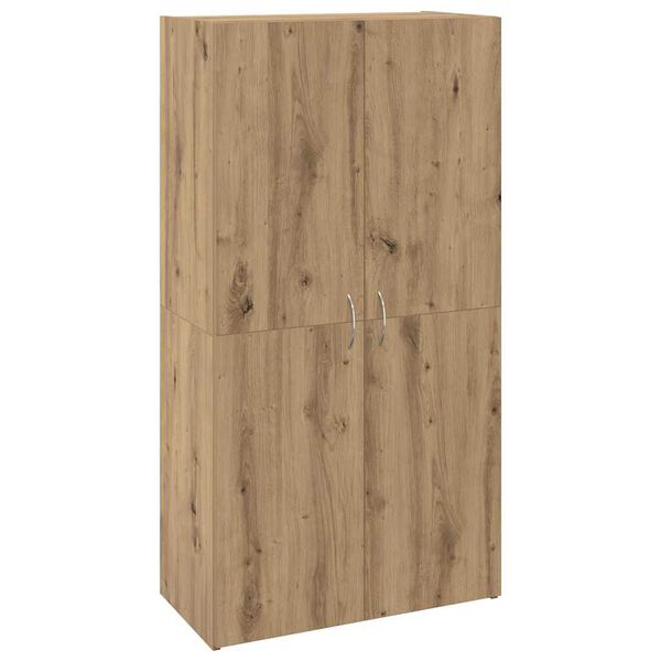 vidaXL Office Cabinet Old Wood 60 x 32 x 115 cm Engineered Wood
