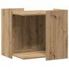 vidaXL Cat Litter Box Enclosure Artisan Oak 53 x 53 x 51 cm
