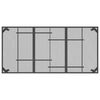 vidaXL Garden Table Anthracite 165x80x72 cm Steel Mesh