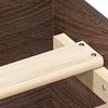 vidaXL Bed Frame without Mattress Brown Oak 150x200 cm King Size