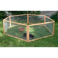 Kerbl Outdoor Pet Enclosure Vario Wood Brown 84399
