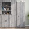 vidaXL Highboard Grey Sonoma 40x42.5x185 cm Engineered Wood