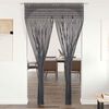 vidaXL Macrame Curtain Anthracite 140x240 cm Cotton