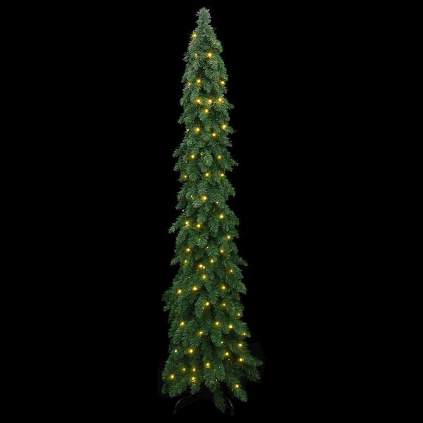 vidaXL Artificial Pre-lit Christmas Tree with 130 LEDs 210 cm