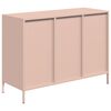 vidaXL Sideboard Pink 101.5x39x73.5 cm Cold-rolled Steel