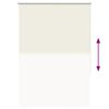 vidaXL Roller Blind Blackout Off White 95x175 cm Fabric Width 90.7 cm Polyester