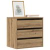 vidaXL Corner Chest of Drawers Artisian Oak 60x41x58 cm Engineered Wood
