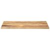 vidaXL Table Top 100x70x3.8 cm Rectangular Solid Wood Mango