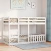 vidaXL Bunk Bed White 90x190 cm Solid Wood Pine