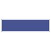 vidaXL Patio Retractable Side Awning 600x160 cm Blue