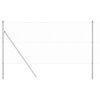vidaXL Euro Fence Ground Fix 10 x 1.2 m Galvanised Steel Silver Mesh