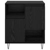 vidaXL Sideboard 2 pcs Black Oak 60 x 35 x 70 cm