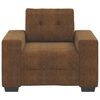 vidaXL Sofa Chair with Cushion Brown [Faux leather and Wood]