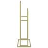 vidaXL Freestanding Towel Rack Gold 48x24x78.5 cm Iron