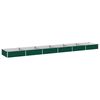 vidaXL Raised Garden Bed Green 480 x 80 x 24 cm cold-rolled steeel