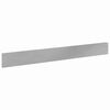 vidaXL Lawn Edging 50 pcs 100 x 12 cm Steel Silver