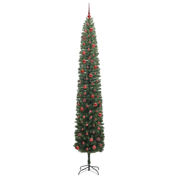 vidaXL Artificial Christmas Tree with 300 LEDs with Stand Green 270 cm