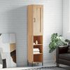 vidaXL Highboard Sonoma Oak 34,5x34x180 cm Engineered Wood