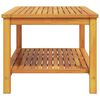 vidaXL Side Table Brown 110 x 55 x 45 cm Solid Acacia Wood