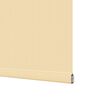 vidaXL Roller Blind Blackout Beige 130x130 cm Fabric Width 126.6 cm Polyester