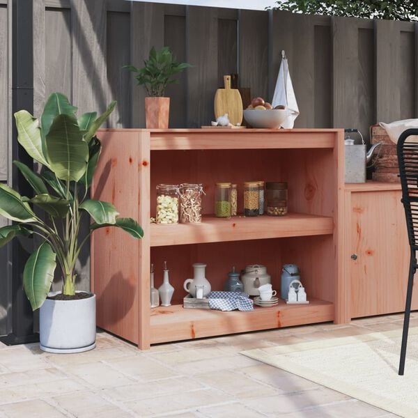 vidaXL Outdoor Kitchen Cabinet 106x55x92 cm Solid Wood Douglas