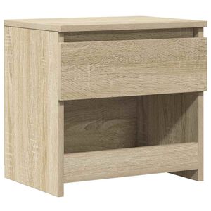 vidaXL Bedside Cabinet Sonoma Oak 40x30x39 cm Engineered Wood