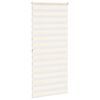 vidaXL Zebra Blind Marble Beige 115x200 cm Fabric Width 110.9 cm Polyester