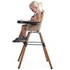 CHILDHOME 2-in-1 High Chair with Bumper Evolu 2 Transparent