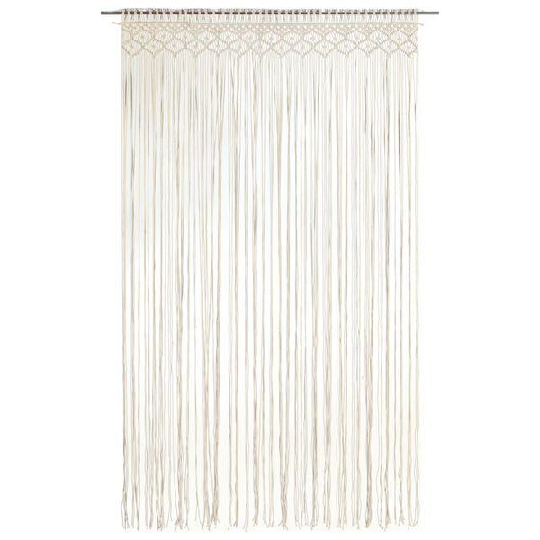 vidaXL Macrame Curtain 140x240 cm Cotton