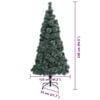 vidaXL Artificial Pre-lit Christmas Tree with Ball Set Green 240 cm