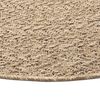 vidaXL Rug ZIZUR Ø 200 cm Jute Look Indoor and Outdoor