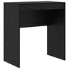 vidaXL Desk with Drawer 2 pcs Black Oak