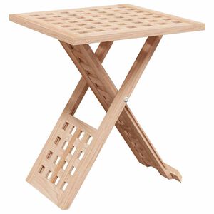vidaXL Coffee Table Brown 33 x 33 x 40.5 cm Solid Walnut Wood