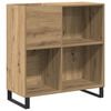 vidaXL Record Cabinet Artisan oak 84.5 x 38 x 89 cm Engineered Wood