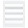 vidaXL Cabinet Door Louvred Design White 61.5x49.4 cm Solid Wood Pine
